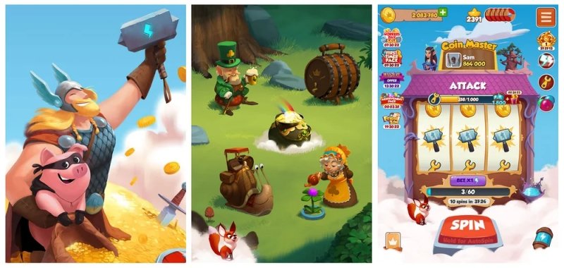 Lối chơi chi tiết (Gameplay) của Coin Master